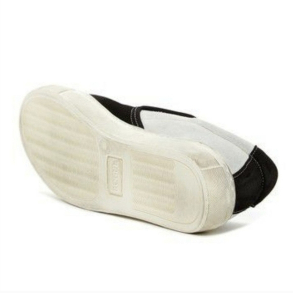 Rogue Riave Slip On Leather Sneakers Shoes Black White MADE IN PORTUGAL RRP $350 - Picture 3 of 11
